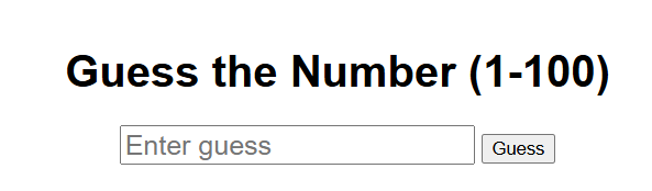 Guess the Number